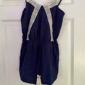 NWOT navy blue romper!!!